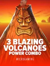 3 blazing volcanoes power combo logo